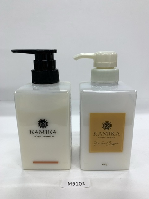 KAMIKA（カミカ） KAMIKA オールインワンクリームシャンプー TF ティーフローラルの香り 400g ／ KAMIKA クリームシャンプー バニラシプレの香り 400g